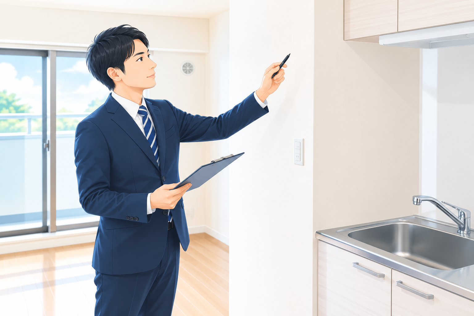 退去立会い代行のイメージ